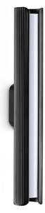 IDEAL LUX Ideal Lux Dorica LED zidna svjetiljka, crna, visina 30 cm, metal, Crno, Dnevni boravak/blagovaonica, Aluminij