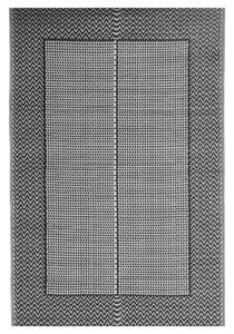 VidaXL Vanjski tepih crni 140 x 200 cm PP