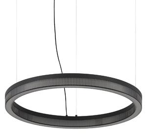 IDEAL LUX Ideal Lux Crown LED viseća svjetiljka, Ø 60 cm, crna, metal, Crno, Dnevni boravak/blagovaonica, Metal