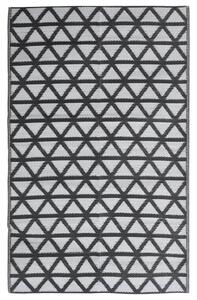 VidaXL Vanjski tepih crni 140 x 200 cm PP