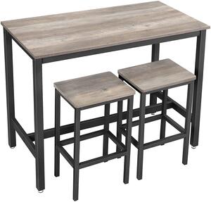 Barski stolni set Greige Black