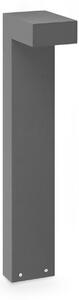 IDEAL LUX Ideal Lux Sirio LED svjetlo za stazu, antracit, visina 60 cm, metal, Crno, Aluminij