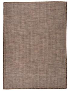 VidaXL Vanjski tepih ravnog tkanja 200 x 280 cm smeđi