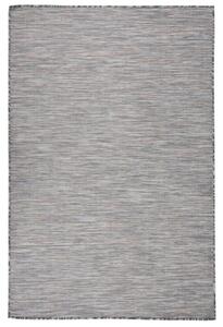 VidaXL Vanjski tepih ravnog tkanja 120 x 170 cm smeđe-plava