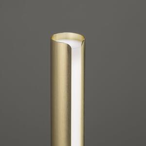 IDEAL LUX Ideal Lux Dorica LED stolna lampa, mesingane boje, visina 25 cm, prigušiva, Zlato / mjed, Dnevni boravak/blagovaonica, Aluminij