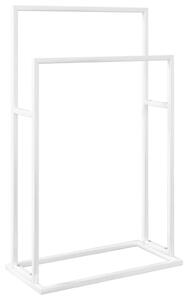 VidaXL Samostojeći stalak za ručnike bijeli 48 x 24 x 78,5 cm željezni