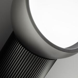 IDEAL LUX Stolna lampa Ideal Lux Bloom, crna/tamnosiva, visina 27 cm, Crno, Dnevni boravak/blagovaonica, Metal