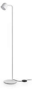 IDEAL LUX Ideal Lux Dodo podna lampa, bijela, visina 118 cm, metal, s prigušivačem, prigušiva, Bijela, Dnevni boravak/blagovaonica, Metal