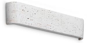 IDEAL LUX Ideal Lux Delta LED zidna svjetiljka, betonska završna obrada, širina 41 cm,, Smeđa / hrđa, Dnevni boravak/blagovaonica, Beton, Zidni kvadrat