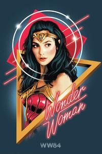Umjetnički plakat Wonder Woman - Welcome to the 80s, (26.7 x 40 cm)