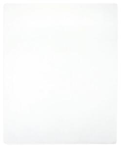 VidaXL Plahta s gumicom od žerseja bijela 140x200 cm pamučna