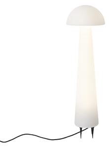Stojeća vanjska svjetiljka bijela 80 cm uklj. LED IP44 - Fungi
