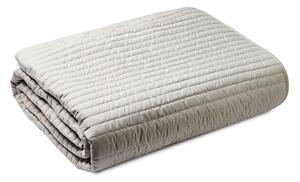 Sivi prošiven prekrivač za bračni krevet 220x230 cm – Bianca