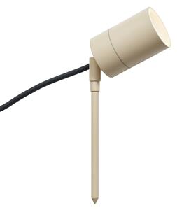 Reflektor na šiljku bež GU10 50 mm podesiv IP44 uklj. kabel i utikač - Solo