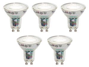 Set od 5 pametnih GU10 50mm LED žarulja prozirnih 4,8W 400 lm 1800-6500K