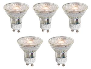 Set od 5 GU10 50mm LED žarulja prozirne 4,5W 360 lm 2700K