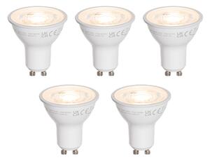 Set od 5 GU10 50mm LED žarulja prozirne 7,5W 800 lm 3000K