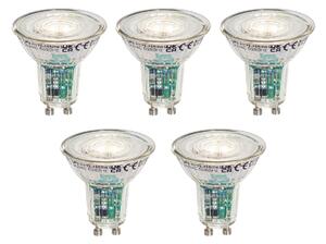 Set od 5 pametnih GU10 50mm LED žarulja prozirne 4,7W 345 lm 2200-4000K