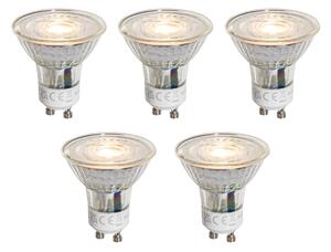 Set od 5 GU10 50mm prigušivih LED žarulja prozirne 4,5W 365 lm 2700K