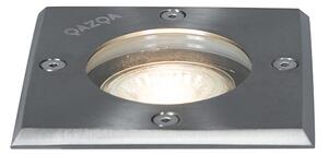 Ugradbeni reflektor čelik 10,5 cm IP65 - Basic Square