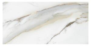 Porculanska pločica Marble Calacatta Gold (61 x 30,5 cm, Bijela, zlatna, Svilenkasti mat)