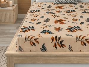 Plahta mikropliš AUTUMNA 90x200 cm krem boje