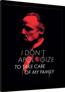 Uokvireni poster The Godfather - Don‘t Apologize