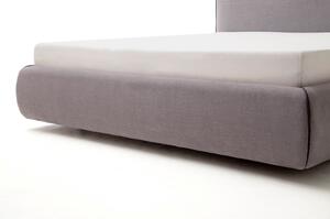 Sivi tapecirani bračni krevet 180x200 cm Milan - Meise Möbel