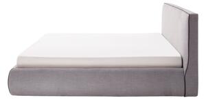 Sivi tapecirani bračni krevet 180x200 cm Milan - Meise Möbel