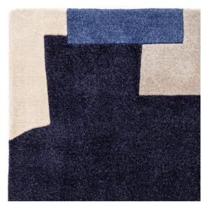 Plavi ručno rađen tepih od recikliranih vlakna 120x170 cm Romy – Asiatic Carpets