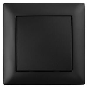 Jednostruki Prekidač s Okvirom OSTE JNH006-W BLACK