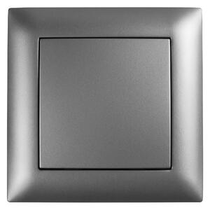 Jednostruki Prekidač s Okvirom OSTE JNH006-W GREY