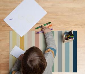 Podmetač za stol Wild Hug Stripes u boji, 55 x 35 cm