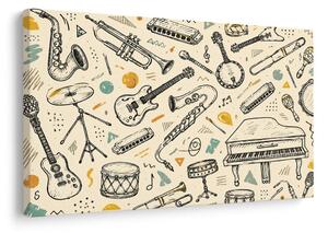 Slika glazbeni instrumenti u harmoniji