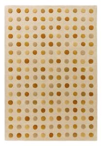 Žuti ručno rađen vuneni tepih 120x170 cm Dotty – Asiatic Carpets