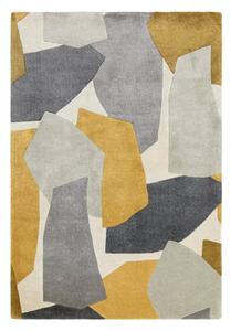 Oker žuti/sivi ručno rađen tepih od recikliranih vlakna 160x230 cm Romy – Asiatic Carpets