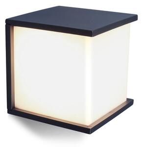 Lutec Box cube Vanjska zidna svjetiljka - Grlo E27, max 60 W, antracit - 6996886618156