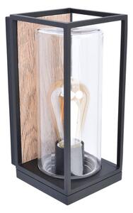 Lutec Flair Vanjska zidna svjetiljka - Grlo E27, max 40 W, imitacija drva - 6996889567276