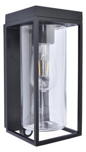 Lutec Flair Zidna solarna svjetiljka - Grlo E27, LED 2 W, 2700 K, 200 lm, mat crna - 6996893990956