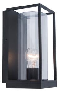 Lutec Flair Vanjska zidna svjetiljka - Grlo E27, max 40 W, mat crna - 6996889600044