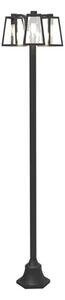 Lutec Fia Vanjska podna svjetiljka - Grlo E27, max 3 x 40 W, mat crna - 6996891664428