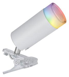 Lutec Klipa Pametna svjetiljka s kvačicom - LED 4,7 W, RGB, 440 lm, bijela - 6996896809004