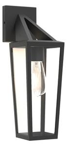 Lutec Pine Vanjska zidna svjetiljka - Grlo E27, max 40 W, mat crna - 6996889436204