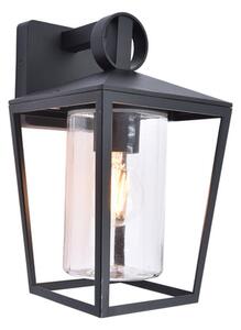 Lutec West Vanjska zidna svjetiljka - Grlo E27, max 40 W, mat crna - 6996889403436