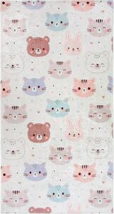 Periv dječji tepih boje slonovače 80x150 cm Cute Animals – Vitaus