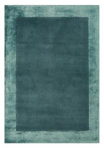 Petrolej zeleni ručno rađen tepih od mješavine vune 120x170 cm Ascot – Asiatic Carpets