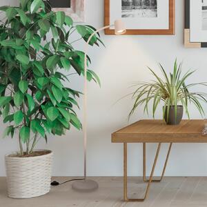 Briloner Skriva podna lampa, bež, podesiva, metalna, GU10, Bež, Dnevni boravak/blagovaonica, Metal