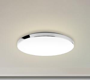 Briloner LED stropna svjetiljka 3351216 krom/bijela, Ø 35,5 cm, 4000 K, IP44, Metalik, kupaonica, Metal