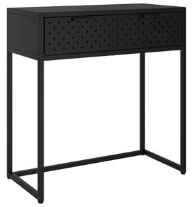 VidaXL Konzolni stol crni 72 x 35 x 75 cm čelični
