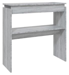 VidaXL Konzolni stol boja sivog hrasta sonome 80x30x80 cm drveni